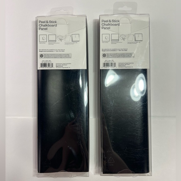 Room Essentials Peel & Stick Chalkboard Panel - 3 cubes tall version - Picture 2 of 3